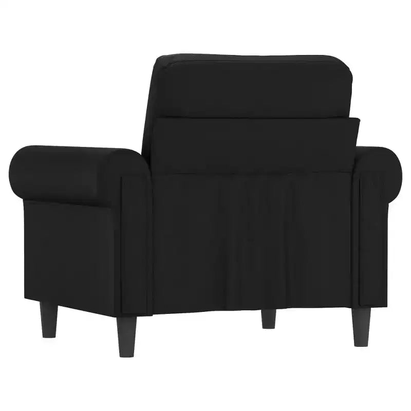 vidaXL Fauteuil d'appoint en simili cuir, siège simple rembourré