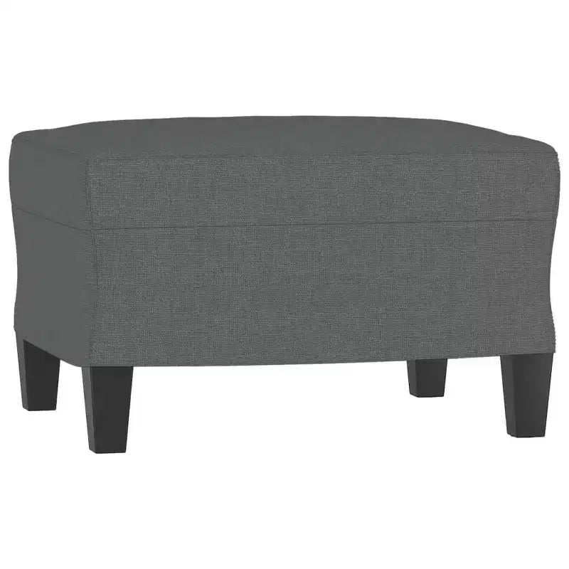 vidaXL Canapé 3 places avec pouf pour salon Tissu