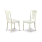 Salle à manger ovale 7 pièces - Table 107/152 cm avec rallonge et 6 chaises - Style Ferme Moderne