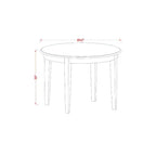 Petit ensemble de salle à manger - Table et chaises de cuisine 3 pièces - Rembourré en lin - Design compact