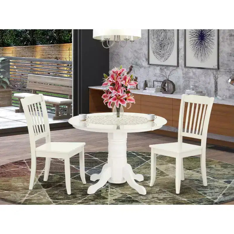 Round Dining Table Set 42 Inch