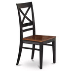 Ensemble de salle à manger Renaissance - Table et 4 chaises - Bois d'hévéa - Table de 42x60 pouces avec rallonge papillon