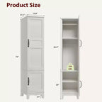 Armoire double porte, armoire en bois de 72 pouces avec tringle de suspension, comprenant 18 étagères réglables, idéale pour le rangement de vêtements dans la chambre.