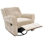 Fauteuil inclinable manuel pivotant à 360° en chenille Christopher Knight Home Ilana