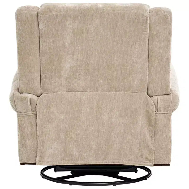 Fauteuil inclinable manuel pivotant à 360° en chenille Christopher Knight Home Ilana