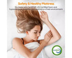 Matelas hybride en boîte King de 14 pouces, mousse à mémoire de forme en gel Soutien moyen, isolation des mouvements, housse rafraîchissante, certifié CertiPUR-US