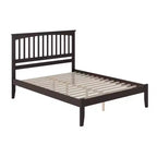 HomeStock 50 in.H Espresso King Size Freestanding Headboards with Bed Frame