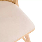 Christopher Knight Home Lyric Modern Woven Rattan Rubberwood Upholstered Counter Stools (Set of 2)