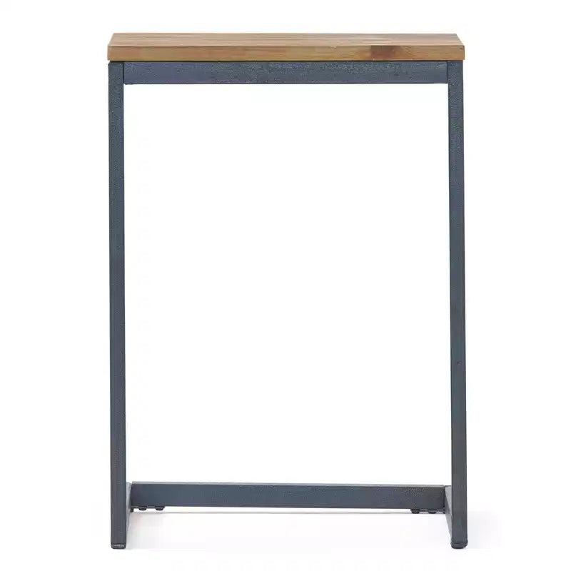 Christopher Knight Home Cassie Indoor Fir Wood and Iron C Shaped Side Table