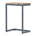 Christopher Knight Home Cassie Indoor Fir Wood and Iron C Shaped Side Table