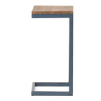 Christopher Knight Home Cassie Indoor Fir Wood and Iron C Shaped Side Table