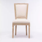 Chaises de salle à manger en bois avec dossier, lot de 2, chaises classiques sans accoudoirs rembourrées pour cuisine ou salle à manger-Panipeachy
