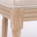 Chaises de salle à manger en bois avec dossier, lot de 2, chaises classiques sans accoudoirs rembourrées pour cuisine ou salle à manger-Panipeachy
