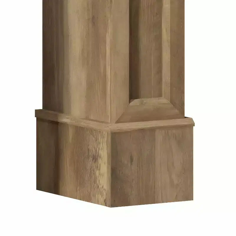 Console Galano avec motif découpé décoratif, marron 46,5 L x 11,6 P x 45,9 H