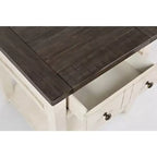 Table d'appoint rustique de style « ferme » en pin recyclé, Jofran, comté de Madison