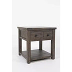 Table d'appoint rustique de style « ferme » en pin recyclé, Jofran, comté de Madison