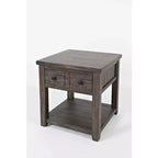Table d'appoint rustique de style « ferme » en pin recyclé, Jofran, comté de Madison