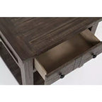 Table d'appoint rustique de style « ferme » en pin recyclé, Jofran, comté de Madison