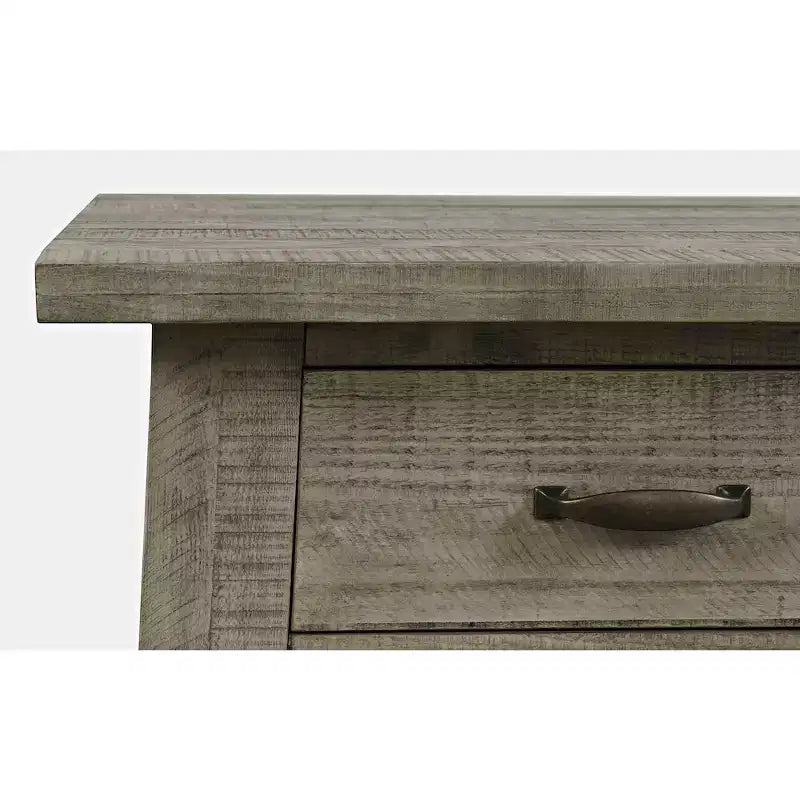 Jofran, Table d'appoint en bois massif de style rustique Telluride avec rangement