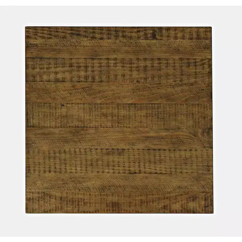 Jofran, Table d'appoint en bois massif de style rustique Telluride avec rangement