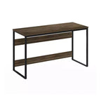HOMLUX 52 Bureau d'ordinateur à cadre métallique Table d'étude Poste de travail de bureau à domicile avec compartiment de rangement