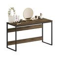 HOMLUX 52 Computer Desk Metal Frame Study Table Home Office Workstation w/Storage Compartment
