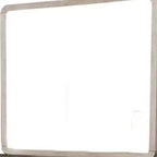 Miroir de commode Royal Hampton, bords arrondis, bois massif chêne naturel beige 37x40