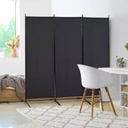 6'H 3 Panel Room Divider, Indoor Privacy Screen for Home