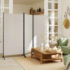 6'H 3 Panel Room Divider, Indoor Privacy Screen for Home