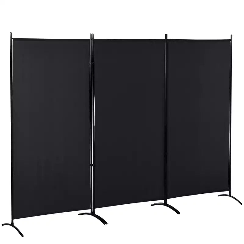6'H 3 Panel Room Divider, Indoor Privacy Screen for Home