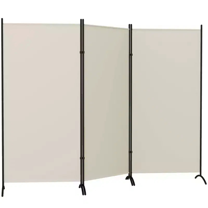 6'H 3 Panel Room Divider, Indoor Privacy Screen for Home