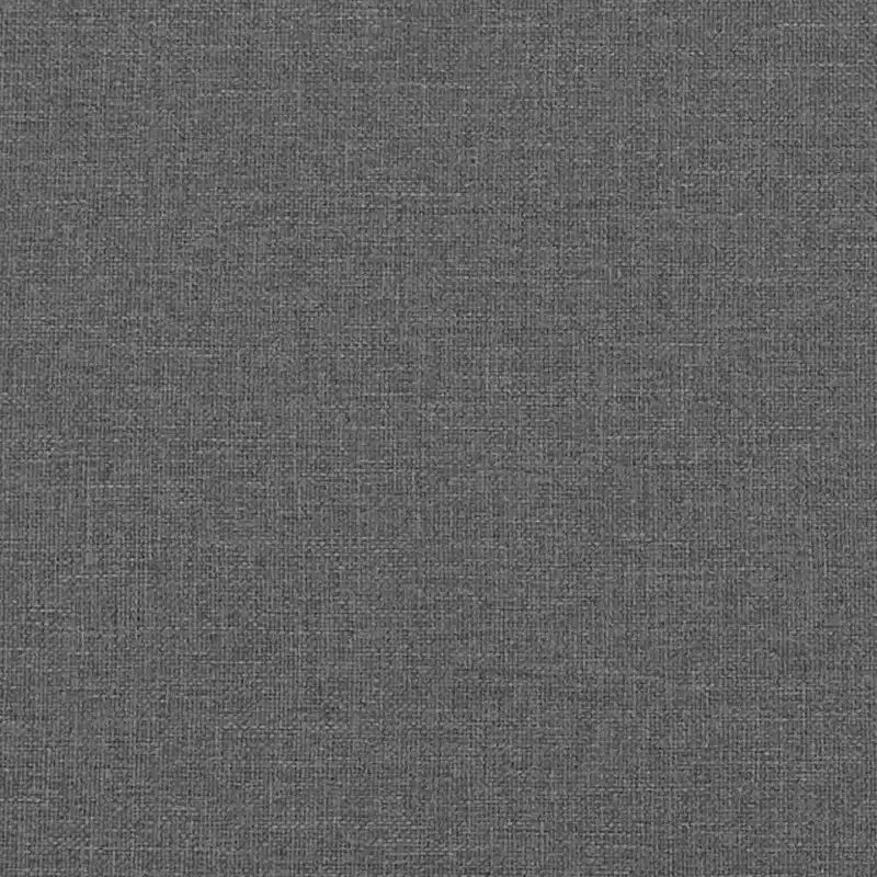 Cadre de lit Gris foncé 100 % polyester, contreplaqué, bois composite King