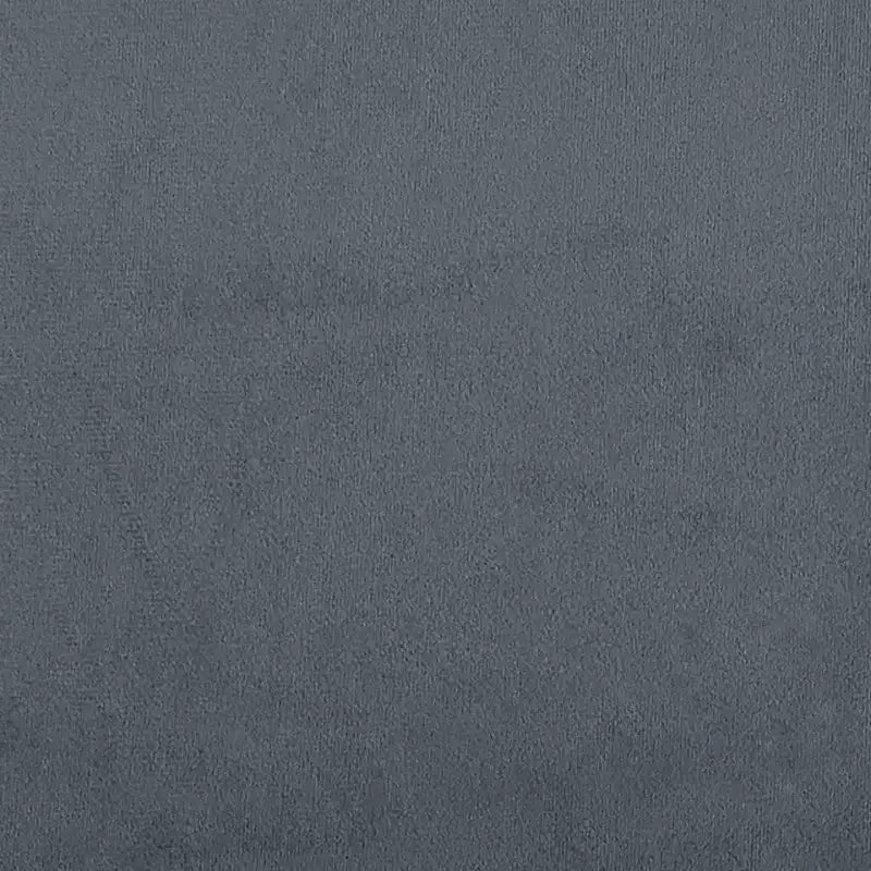 Cadre de lit avec tête de lit Velours gris foncé, contreplaqué, bois manufacturé