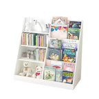 Homy Casa Kids Bookshelf and Toy Storage Organizer with Open Shelves, White