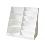 Homy Casa Kids Bookshelf and Toy Storage Organizer with Open Shelves, White
