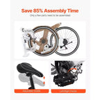 21-Speed Carbon Steel Road Bike with Shimano Drivetrain 700x25C Tires Drop-Bar Commuter Bicycle