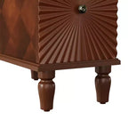 Table d'appoint de canapé moderne JVNOXK de 61 cm de haut avec deux tiroirs spacieux et un grand plateau, idéale pour les tables d'appoint de salon étroites