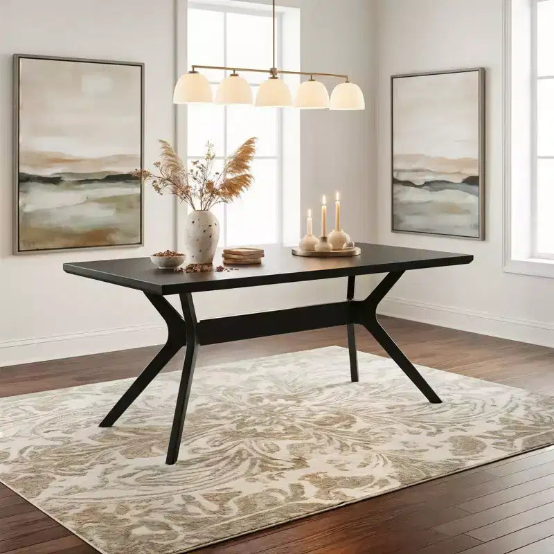 Cross Leg Rectangular Dining Table (72in / 1830mm)