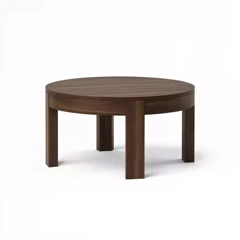 Table basse ronde moderne arrondie (30po x 30po / 762mm x 762mm)