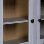 vidaXL Vitrine meuble de rangement en bois pin massif Gamme Panama
