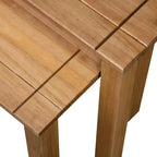 vidaXL Jeu de 2 Tables gigognes Bois de pin massif naturel