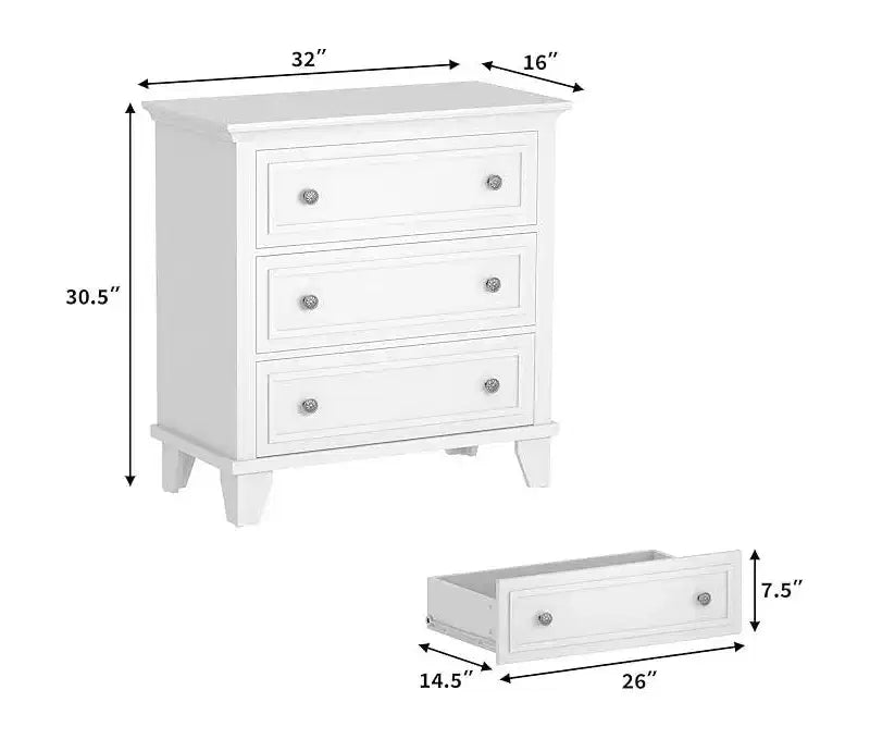 Commode à 3 tiroirs pour chambre à coucher, commode en bois noir pour chambre à coucher, petite commode rustique, table de chevet, armoire de rangement en bois
