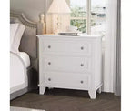 Commode à 3 tiroirs pour chambre à coucher, commode en bois noir pour chambre à coucher, petite commode rustique, table de chevet, armoire de rangement en bois