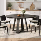 Table à manger, Table de cuisine, Table à manger ronde pour cuisine, Table ronde de 120 cm pour salle à manger