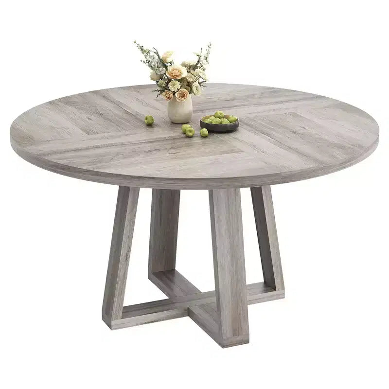 Table à manger, Table de cuisine, Table à manger ronde pour cuisine, Table ronde de 120 cm pour salle à manger