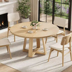 Table à manger, Table de cuisine, Table à manger ronde pour cuisine, Table ronde de 120 cm pour salle à manger