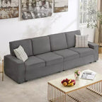 Canapé modulable en U/L avec housse amovible, canapé convertible moderne et profond, canapé-lit nuage confortable pour salon et bureau