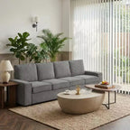 Canapé modulable en U/L avec housse amovible, canapé convertible moderne et profond, canapé-lit nuage confortable pour salon et bureau