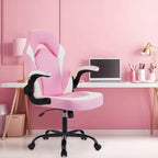 Chaise de jeu ergonomique TUYOHW, chaise de bureau avec dossier en S, mode bascule et hauteur réglable, mousse haute résilience
