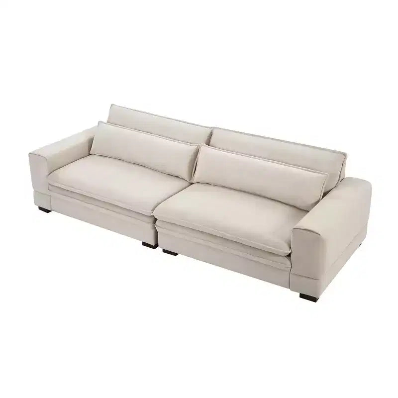 GDFStudio Delara Canapé Rembourré Moderne du Milieu du Siècle à 4 Places de 266 cm